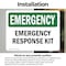 Signmission Response Kit, 7 in W x Rectangle, Vinyl Decal OS-2PACK-EM-D-57-L-10312 - alternate 6